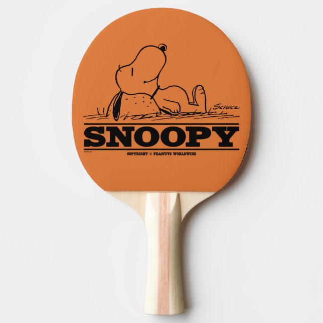 Jordnötter | Snoopy Rest Break Pingisracket (Framsidan)