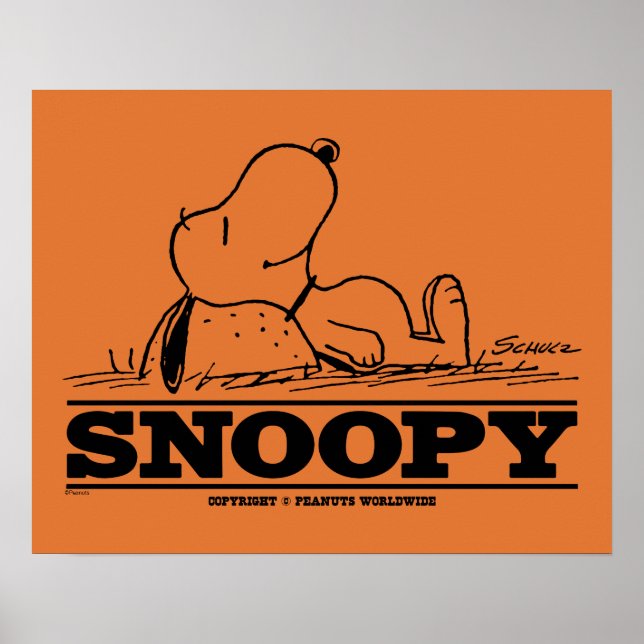 Jordnötter | Snoopy Rest Break Poster (Framsidan)