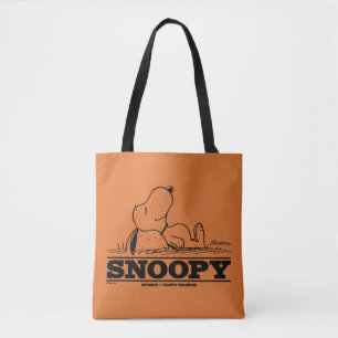 Jordnötter Snoopy Rest Break Tygkasse