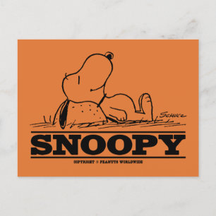 Jordnötter Snoopy Rest Break Vykort