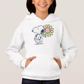 Jordnötter Snoopy Rosa Daisy Flower T Shirt