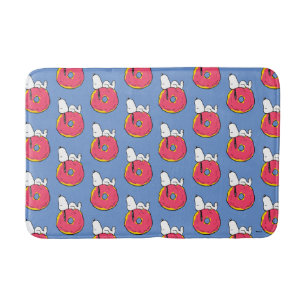 Jordnötter   Snoopy Rosa Donut Badrumsmatta