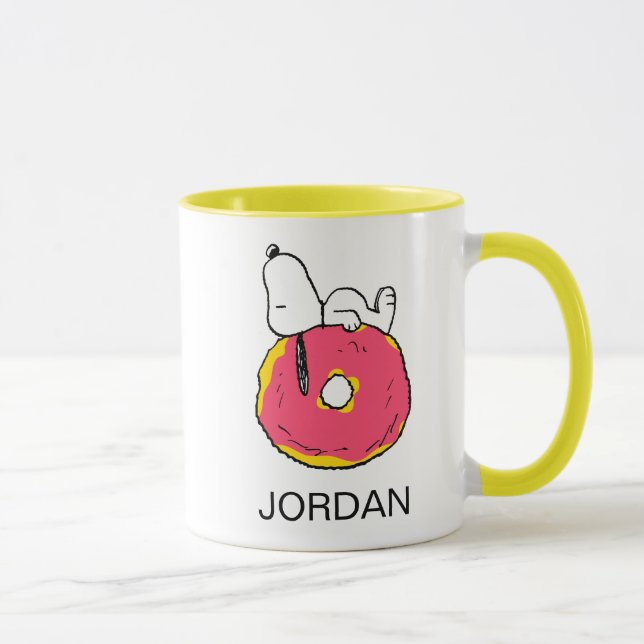 Jordnötter | Snoopy Rosa Donut Mugg (Höger)