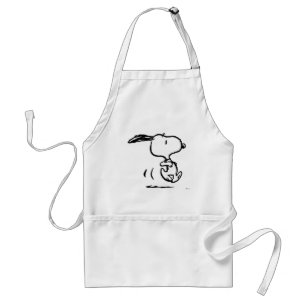Jordnötter   Snoopy Running Förkläde