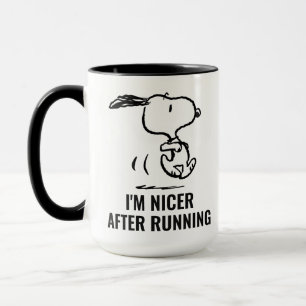 Jordnötter Snoopy Running Mugg