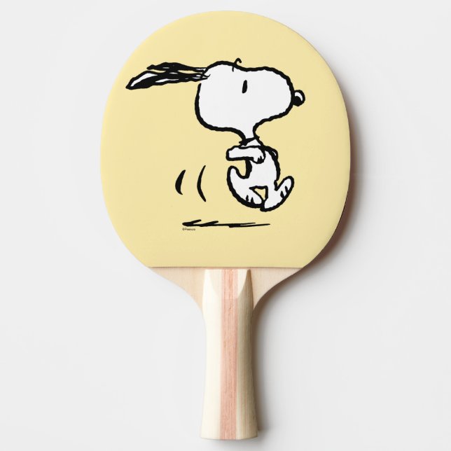 Jordnötter | Snoopy Running Pingisracket (Framsidan)