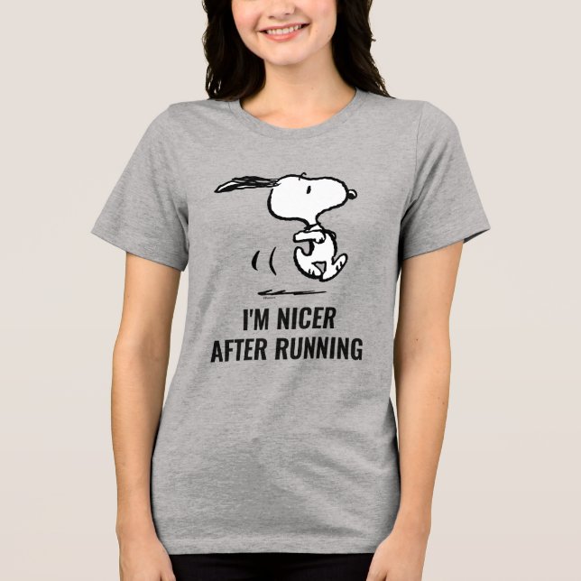 Jordnötter | Snoopy Running T Shirt (Framsida)