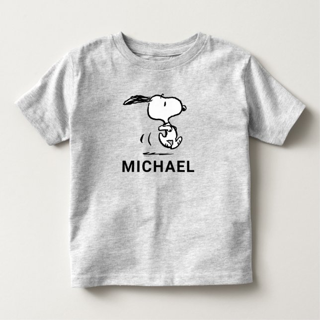 Jordnötter | Snoopy Running T Shirt (Framsida)