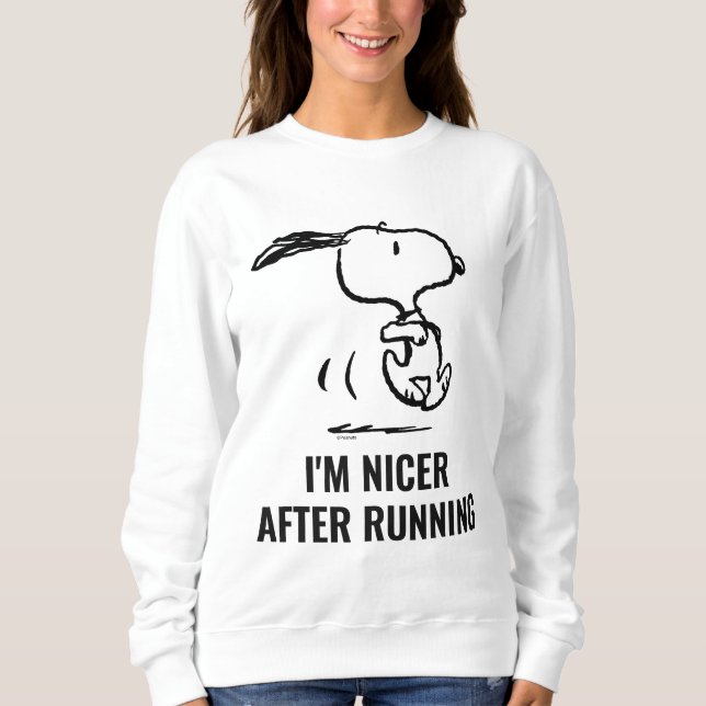 Jordnötter | Snoopy Running T Shirt (Framsida)