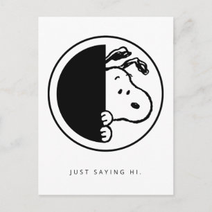 Jordnötter   Snoopy säger bara hej Vykort