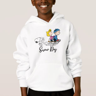 Jordnötter   Snoopy, Sally & Linus Sled Riding T Shirt