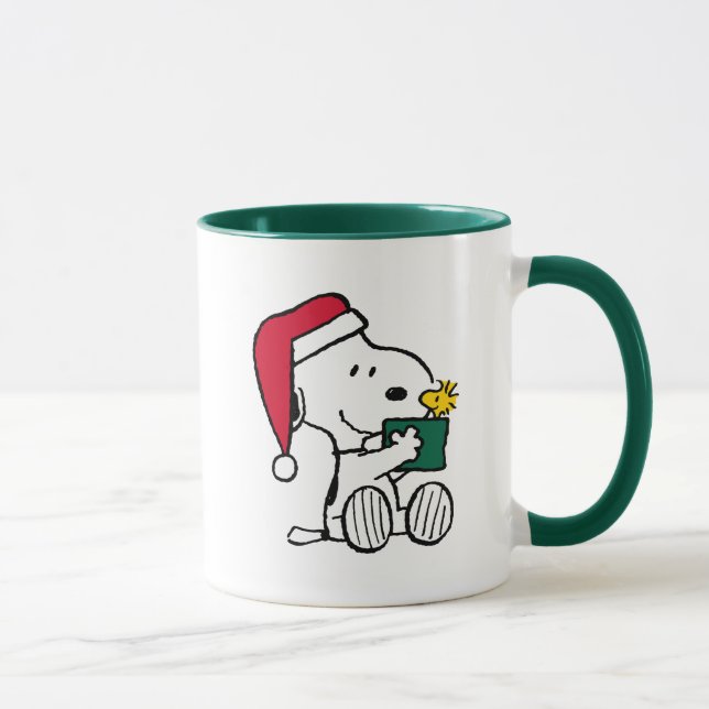 Jordnötter | Snoopy Santa & Woodstock Gift Mugg (Höger)