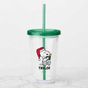 Jordnötter Snoopy Santa & Woodstock Lägg till Take Away Mugg