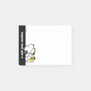 Jordnötter Snoopy Saxophone Player Post-it Block