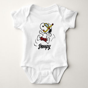 Jordnötter Snoopy Scuba Diver T Shirt