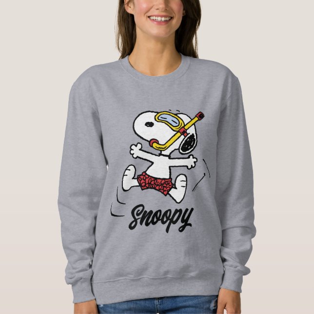 Jordnötter | Snoopy Scuba Diver T Shirt (Framsida)