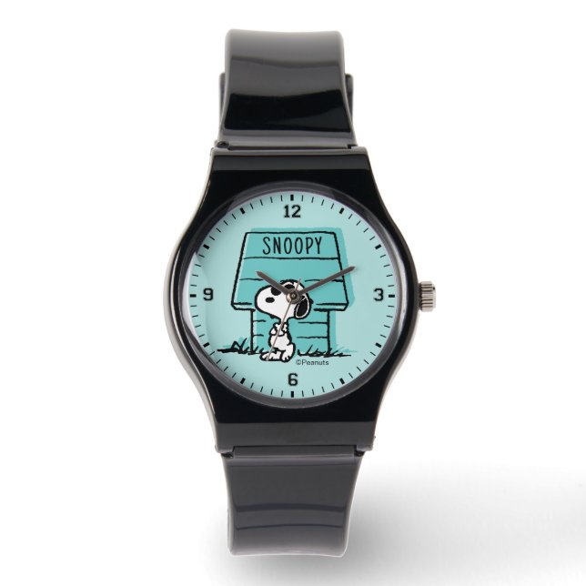 Jordnötter | Snoopy skall vara verklig Armbandsur (Framsida)