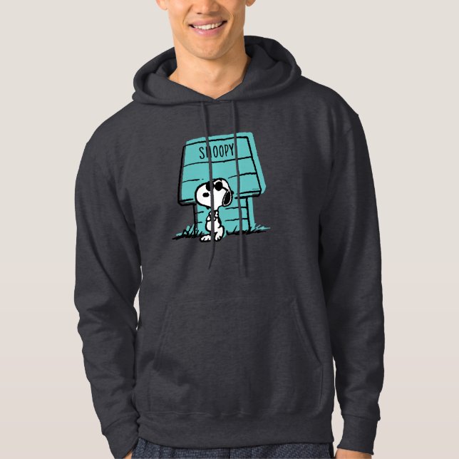 Jordnötter | Snoopy skall vara verklig Hoodie (Framsida)
