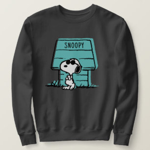 Jordnötter   Snoopy skall vara verklig Lång Ärmad Tröja