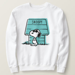 Jordnötter Snoopy skall vara verklig Lång Ärmad Tröja
