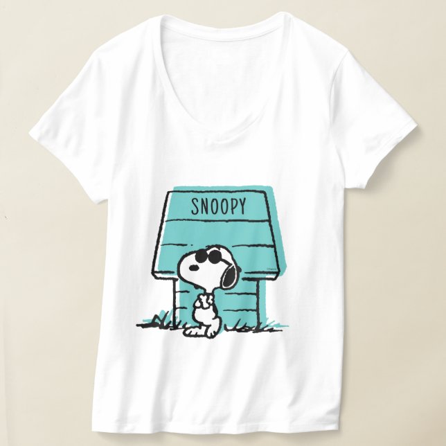 Jordnötter | Snoopy skall vara verklig T Shirt (Laydown)