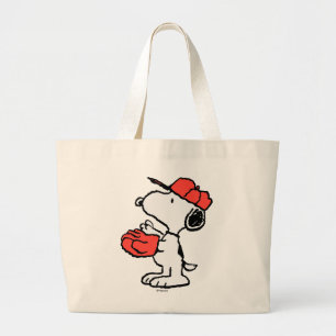 Jordnötter Snoopy Skapar fångst Jumbo Tygkasse