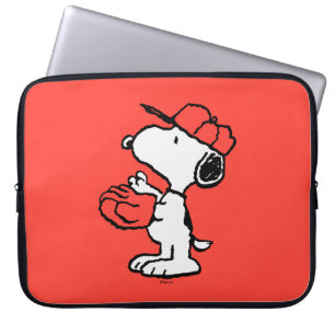 Jordnötter Snoopy Skapar fångst Laptop Fodral