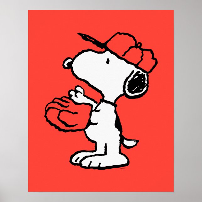 Jordnötter | Snoopy Skapar fångst Poster (Framsidan)