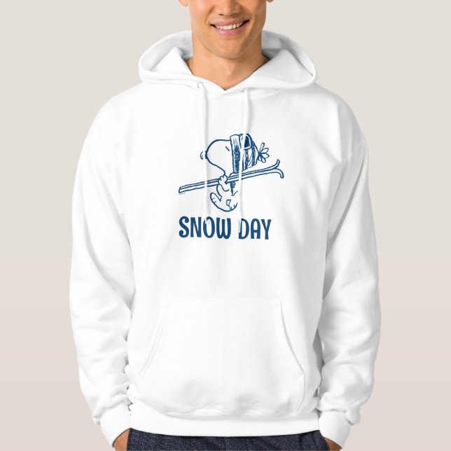 Jordnötter | Snoopy Ski Resa Hoodie (Framsida)