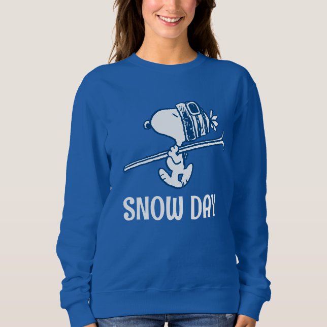 Jordnötter | Snoopy Ski Resa T Shirt (Framsida)