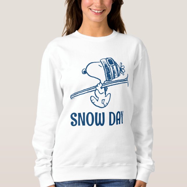 Jordnötter | Snoopy Ski Resa T Shirt (Framsida)