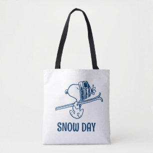Jordnötter   Snoopy Ski Resa Tygkasse