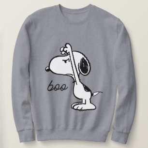Jordnötter   Snoopy Skrämt dig Lång Ärmad Tröja