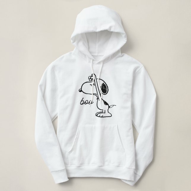 Jordnötter | Snoopy Skrämt dig T Shirt (Design framsida)