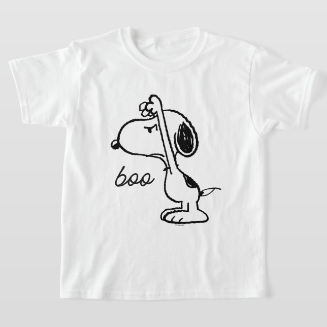 Jordnötter | Snoopy Skrämt dig T Shirt (Laydown)