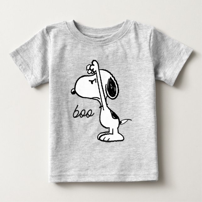 Jordnötter | Snoopy Skrämt dig T Shirt (Framsida)
