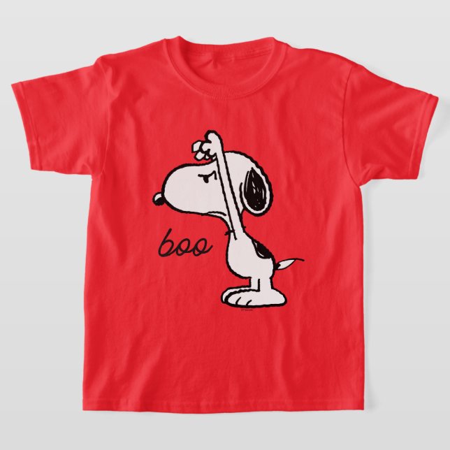 Jordnötter | Snoopy Skrämt dig T Shirt (Laydown)