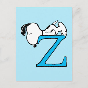 Jordnötter   Snoopy Sleeping Z Vykort