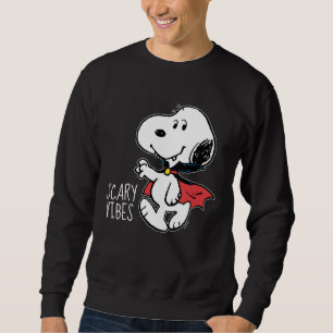 Jordnötter Snoopy Smiling Vampire Lång Ärmad Tröja