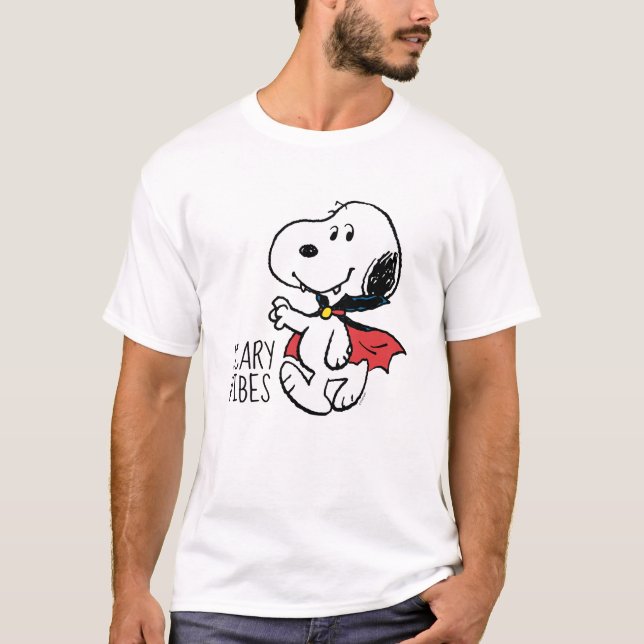 Jordnötter | Snoopy Smiling Vampire T Shirt (Framsida)
