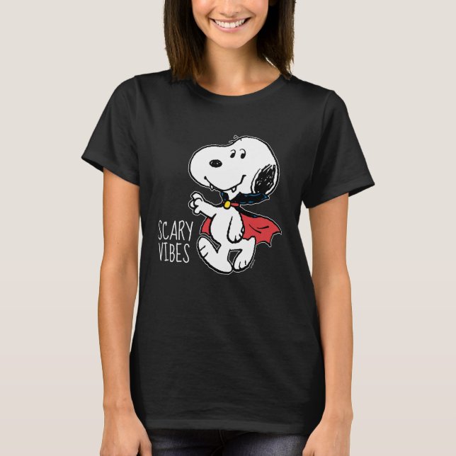 Jordnötter | Snoopy Smiling Vampire T Shirt (Framsida)