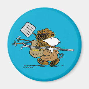 Jordnötter   Snoopy Snö Warrior Magnet