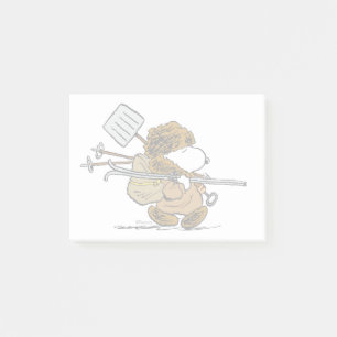Jordnötter Snoopy Snö Warrior Post-it Block