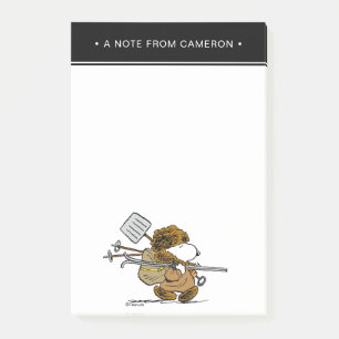 Jordnötter Snoopy Snö Warrior Post-it Block