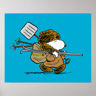 Jordnötter   Snoopy Snö Warrior Poster