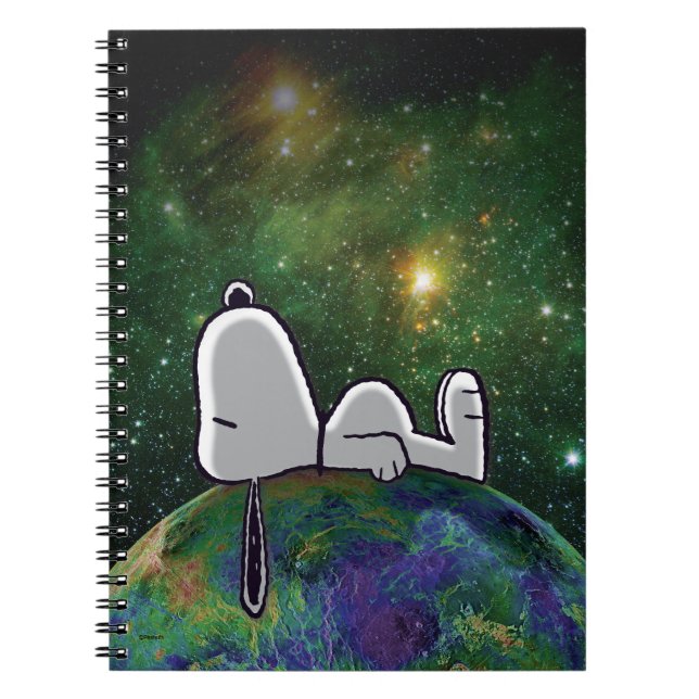 Jordnötter | Snoopy Spaced out Anteckningsbok (Framsidan)