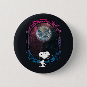 Jordnötter Snoopy Spaced Out Balloon Knapp