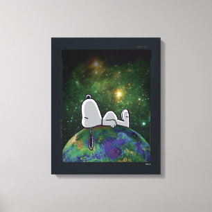 Jordnötter Snoopy Spaced out Canvastryck