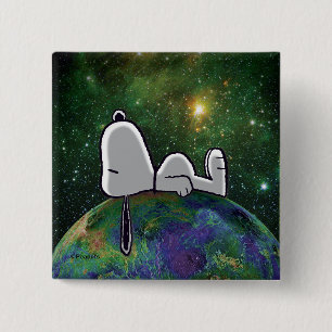Jordnötter Snoopy Spaced out Knapp