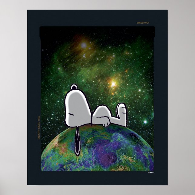 Jordnötter | Snoopy Spaced out Poster (Framsidan)